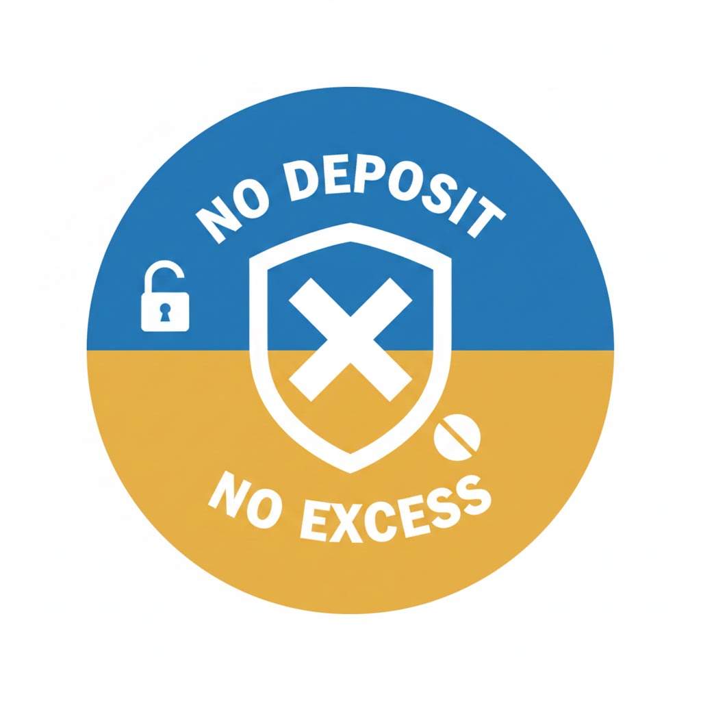 Car rental no deposit no excess